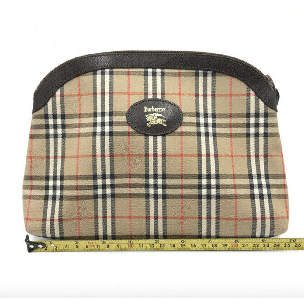 Burberry NOVA Check clutch bag  Excellent Condition pouch women men's